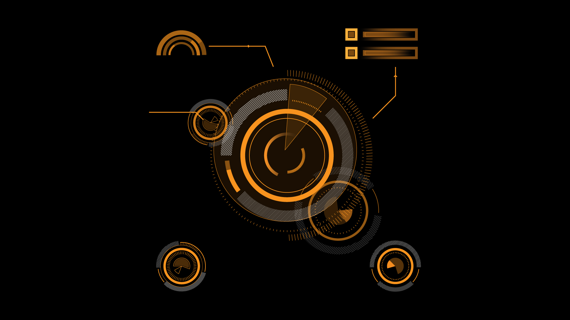 Digital artwork with abstract composition